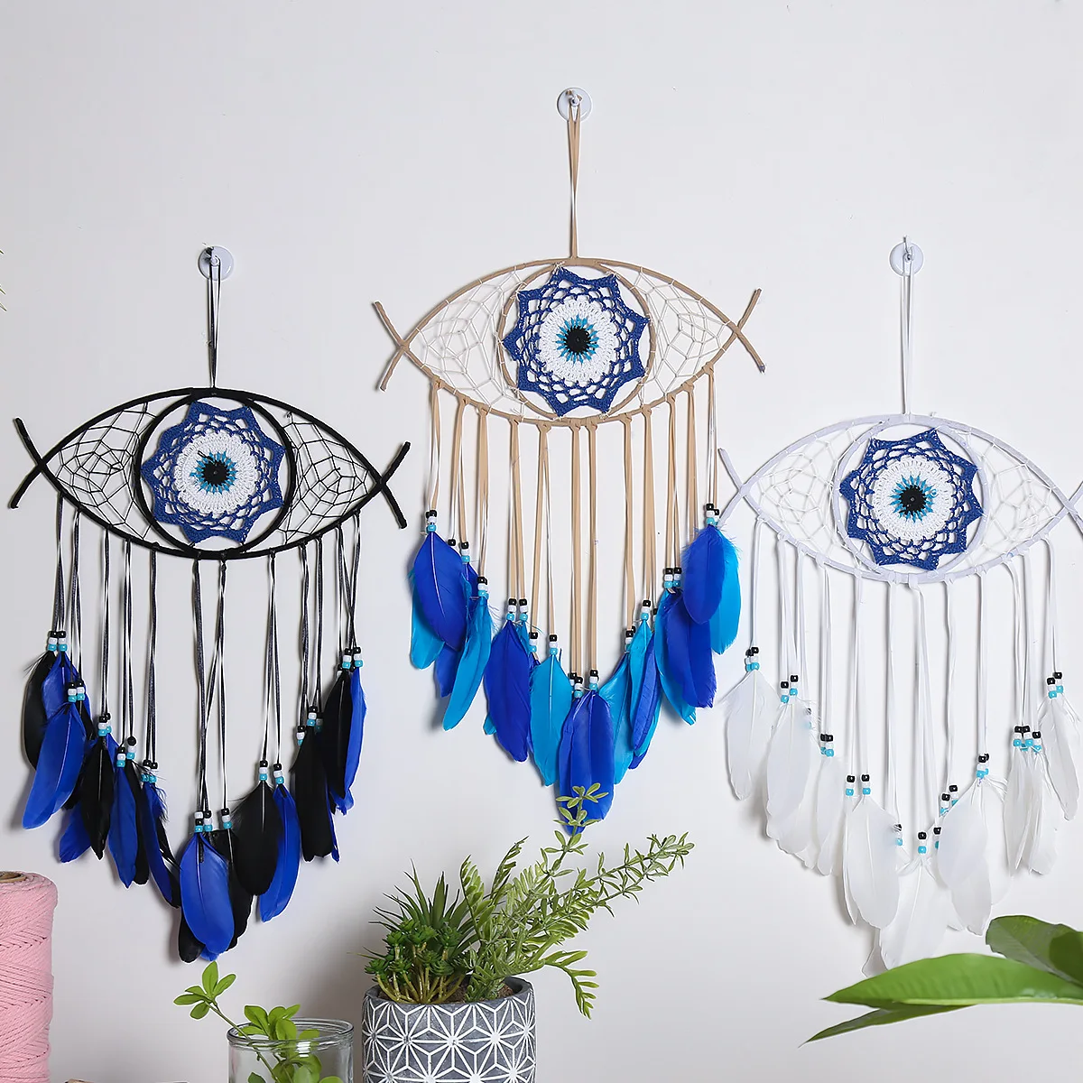 

Devil's Eye Home Decoration Dream Catching Net Wall Hanging Wall Decoration Room Decoration Dream Catching Net