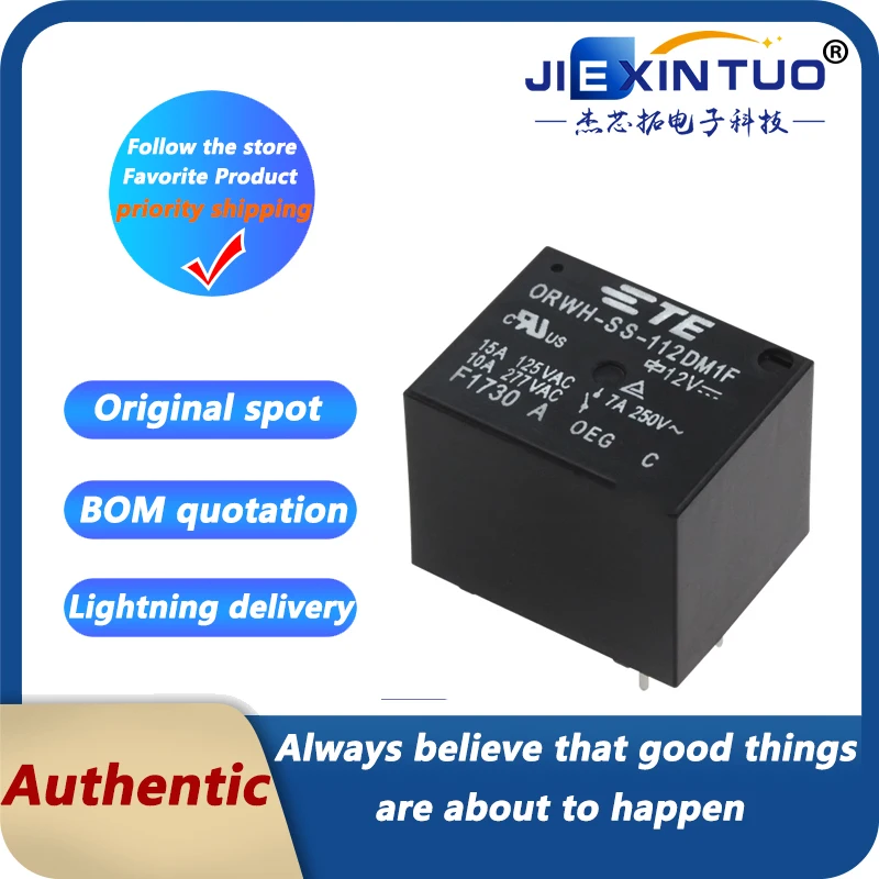 ORWH-SS-112DM1F 2071448-2 реле GEN PURPOSE SPST 10A 12V реле общего назначения SPST-NO (1 форма A) 12VDC катушка через отверстие