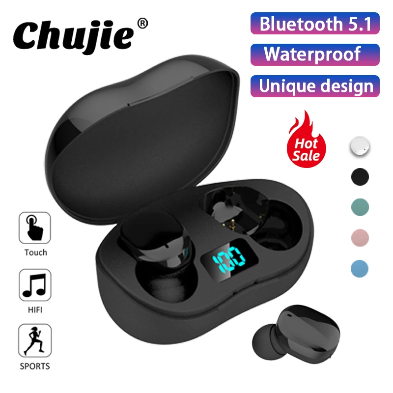 

Wireless Headphones TWS 5.1 Bluetooth Earphones Noise Reduction Fidelity Present Natural Sound Earbuds Apply To Smartphone E8S