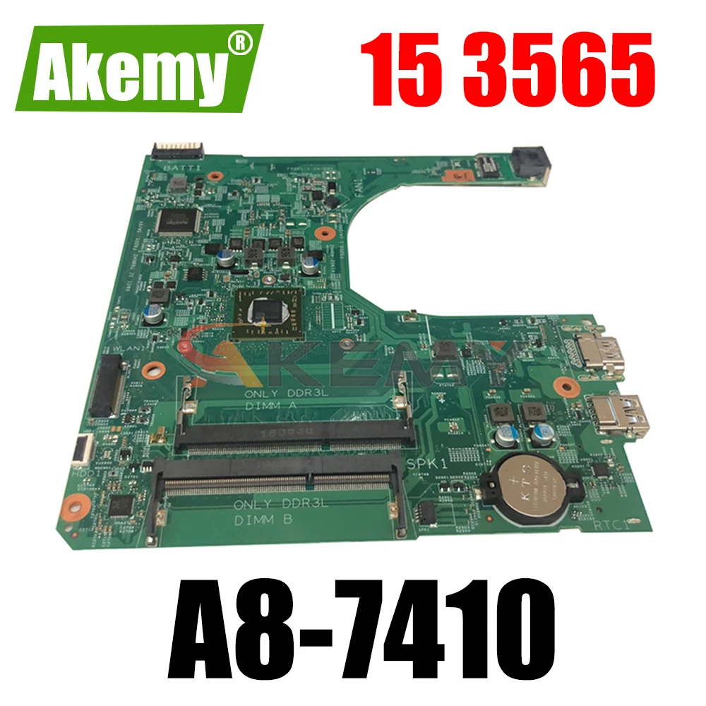 

Akemy A8-7410 For Dell Inspiron 15 3565 Motherboard 15276-1 Y25DC VGAport Mainboard CN-0GW4F0 GW4F0 100%tested