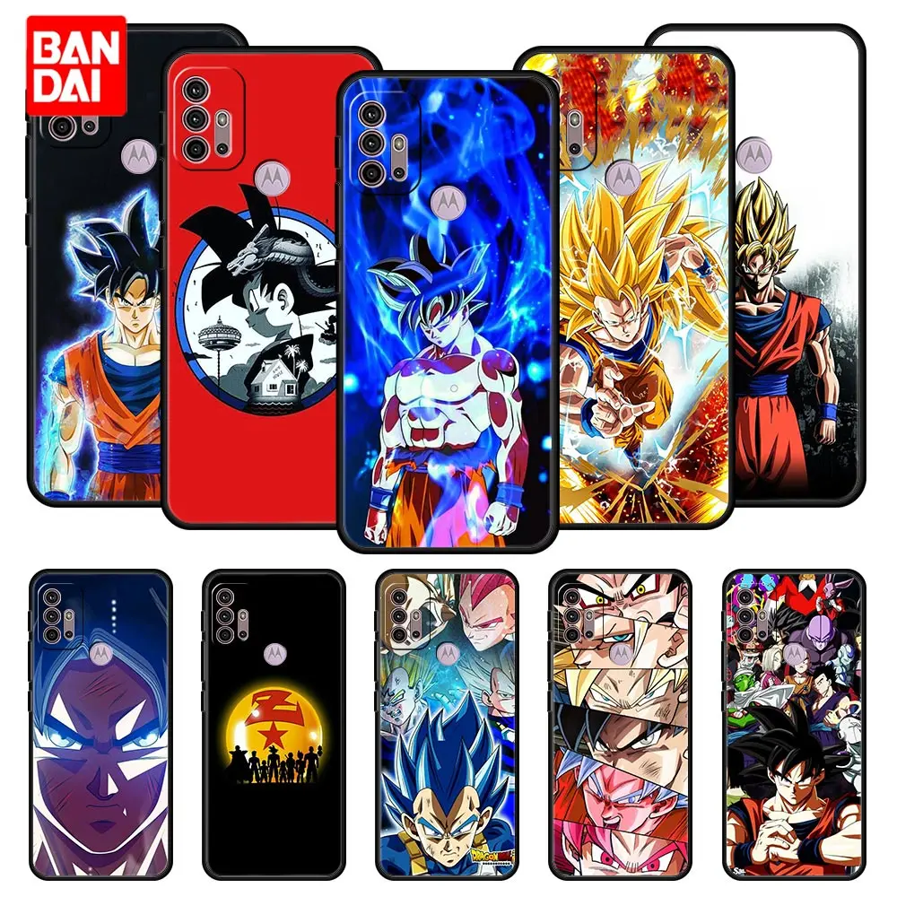 

Cover Case for Motorola Moto G30 G50 G60 G8 G9 G200 G31 G60s Power Plus Play Lite Bag Dragon Ball Z Anime Goku Super Drawings