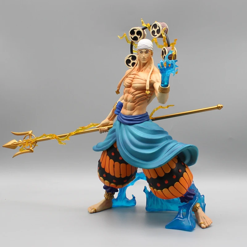 

31cm One Piece Enel Figure Sky Piea Enel Battle Form Anime Figures Gk Figurine Pvc Statue Model Doll Collectible Ornament Toys