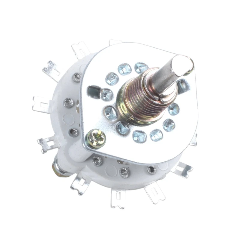 

HOT SALE 6X Plastic Knob 2P5T 2 Poles 5 Position Band Channel Rotary Switch