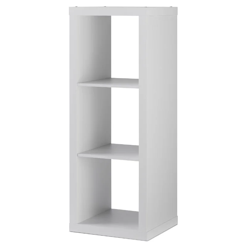

-Cube Storage Organizer, White Texture Chest of Drawers for Bedroom