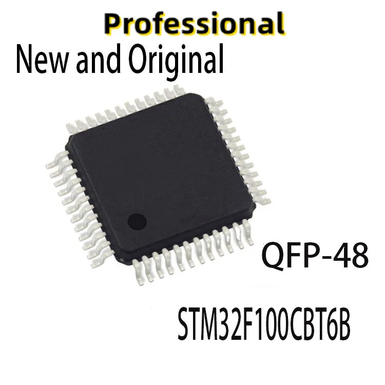 

5PCS New and Original 32F100CBT6B STM32F100 CBT6B 32F100 CBT6B QFP-48 STM32F100CBT6B