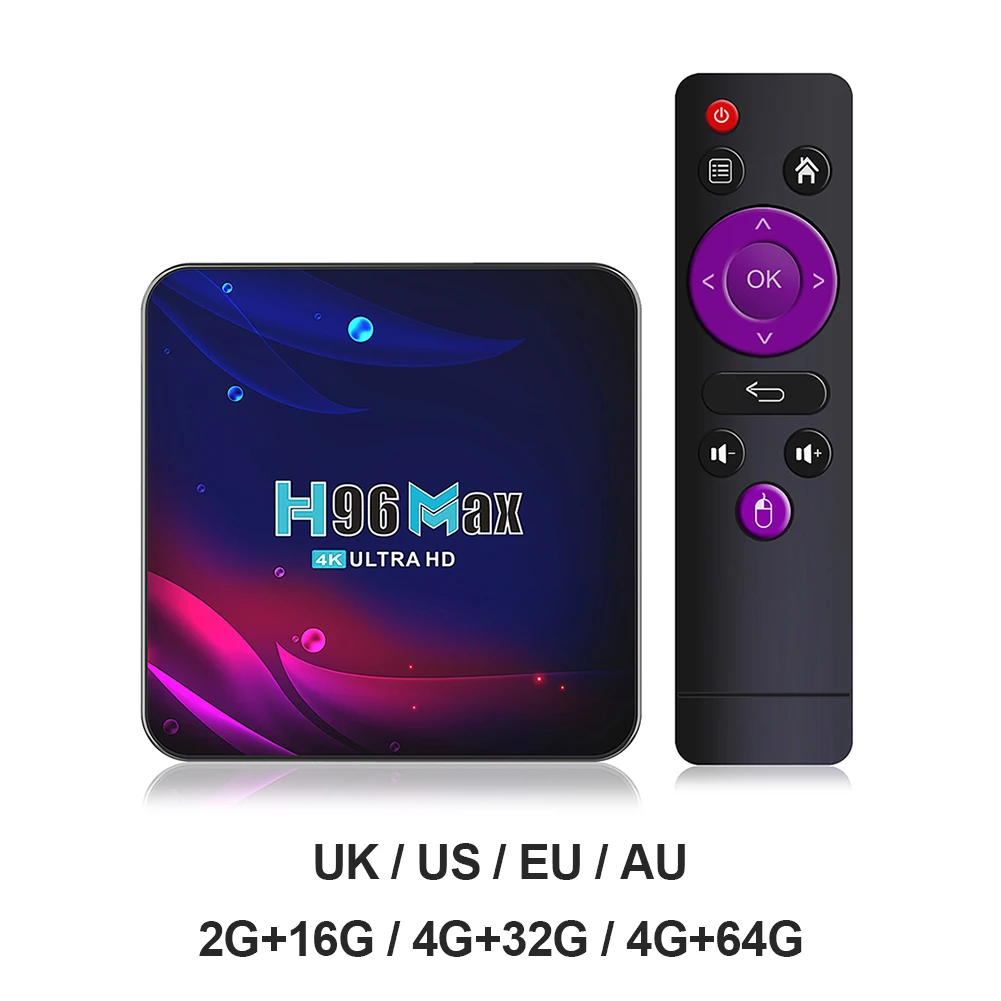 

H96 Max V11 Smart TV Box Android 11.0 RK3318 Bluetooth-compatible 4.0 WiFi 4K Media Player Mini Smart TV Box Android 11.0 WIFI
