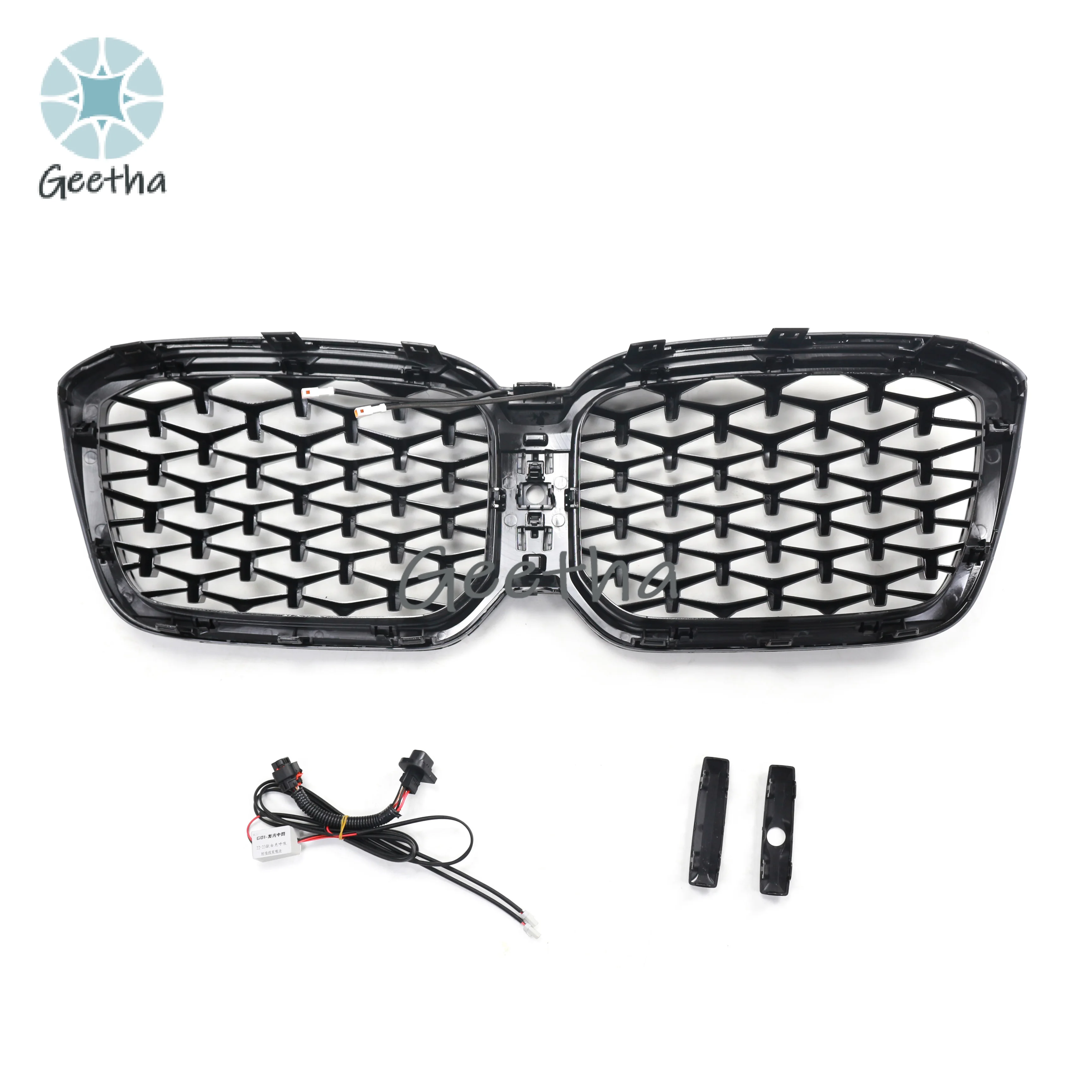 АБС-пластик решетка бампера переднего автомобиля в ромбовидном метеорированном