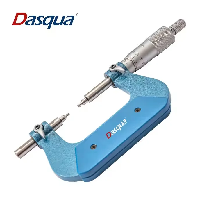 Dasqua 0-25 мм 25-50 50-75 0 01 градуировка сменная шариковая наковальня зубчатый микрометр