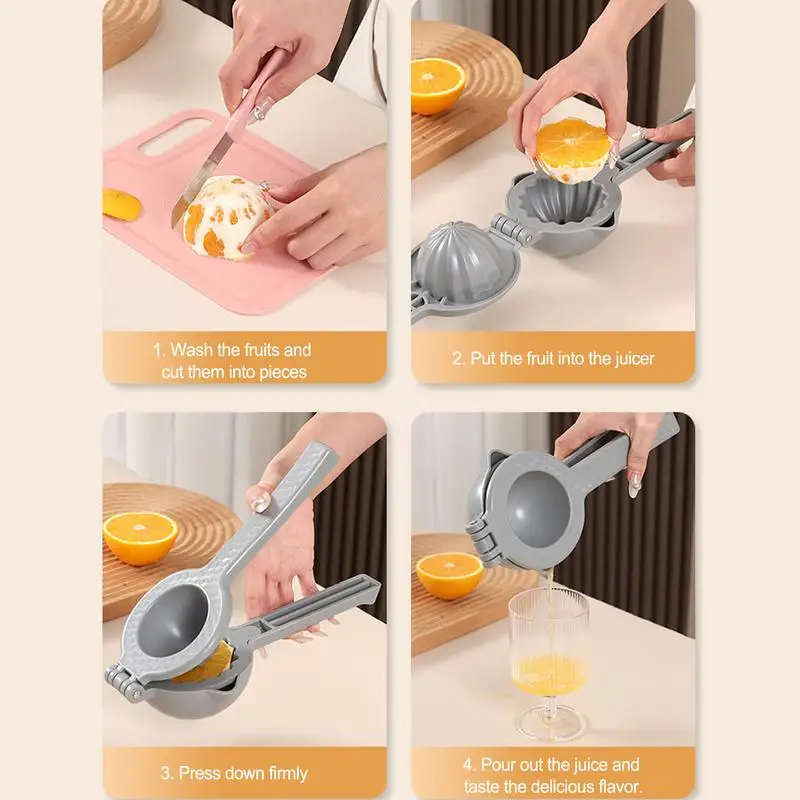 Ручная соковыжималка для лимона апельсинового сока цитрусовых пищевая
