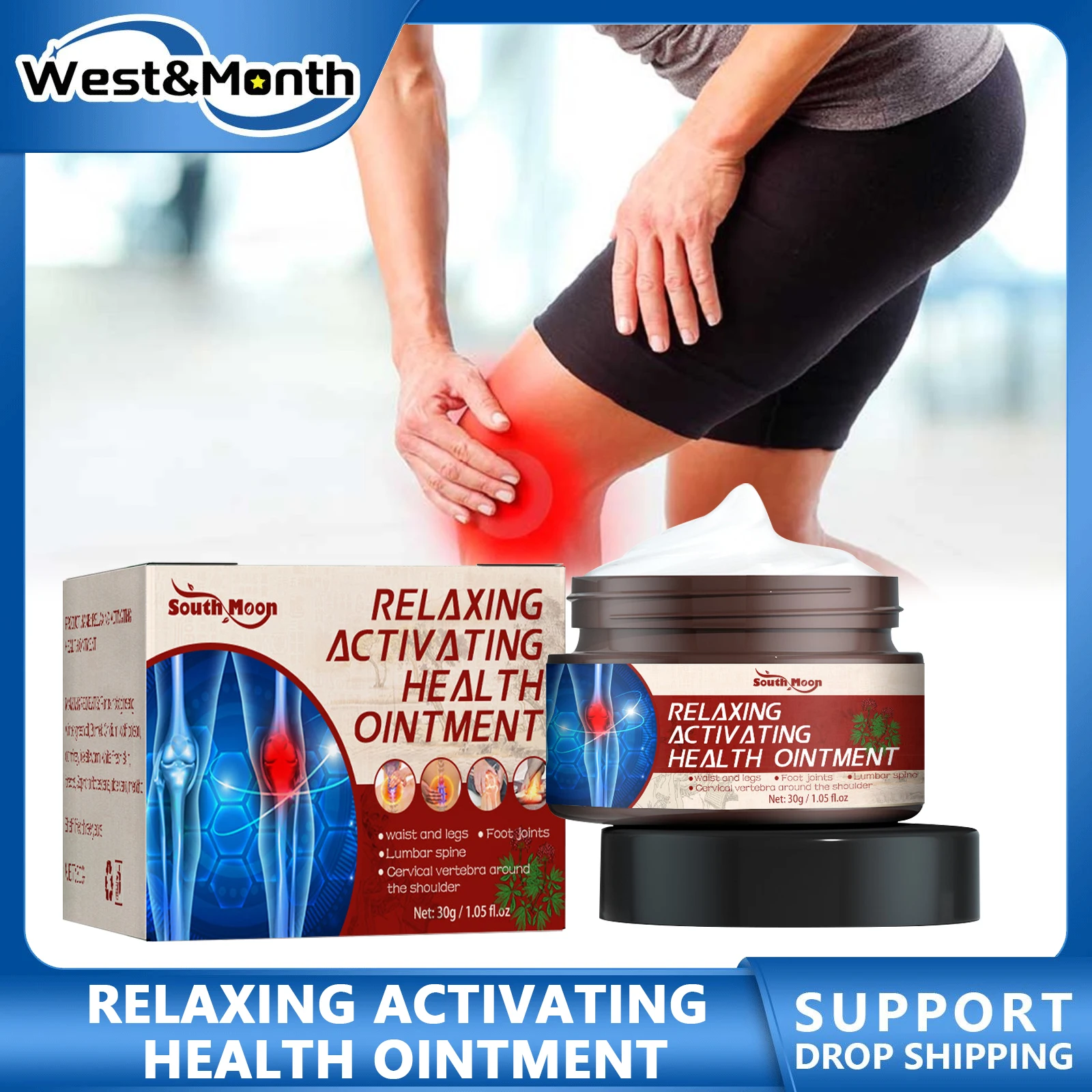 

Relaxing Activating Health Ointment Relieve Knee Joint Muscle Pain Rheumatoid Arthritis Cervical Lumbar Spine Analgesic Cream