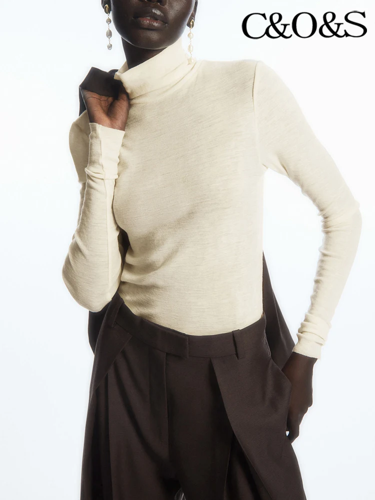 Женская прозрачная футболка с длинным рукавом в повседневном стиле вязаный топ