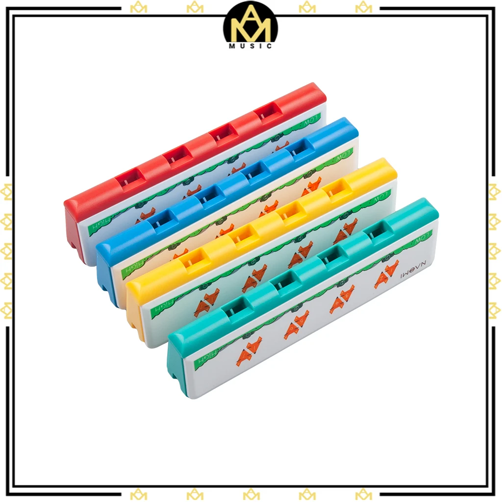 

Mini 4 Holes Harmonica In Key Of C Unique Little Fox Pattern Chindren Gifts Student Harmonica