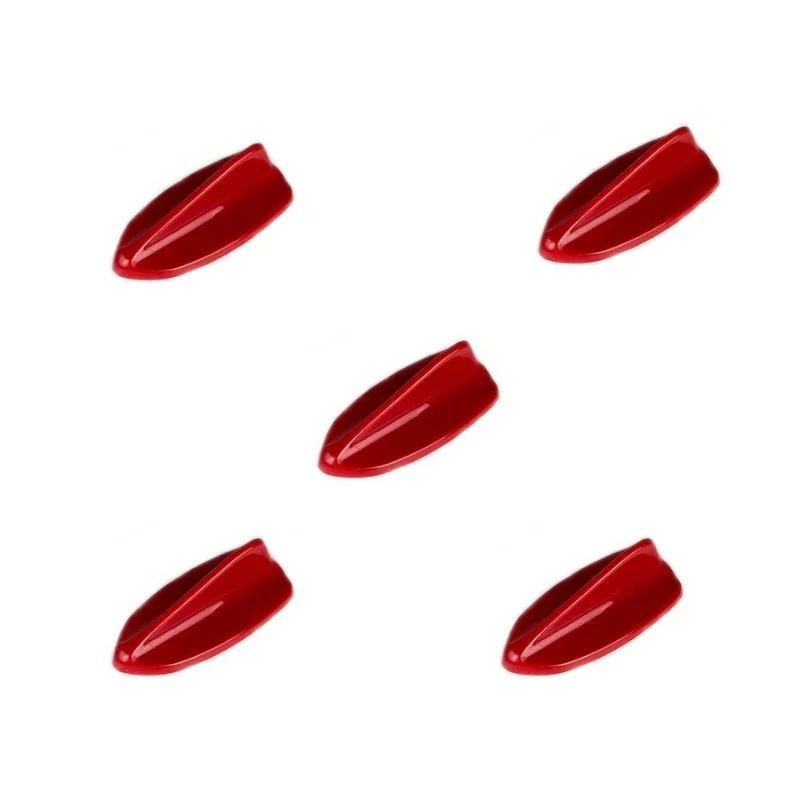 

Shark ornamental antenna with 5 s red/MUANY04