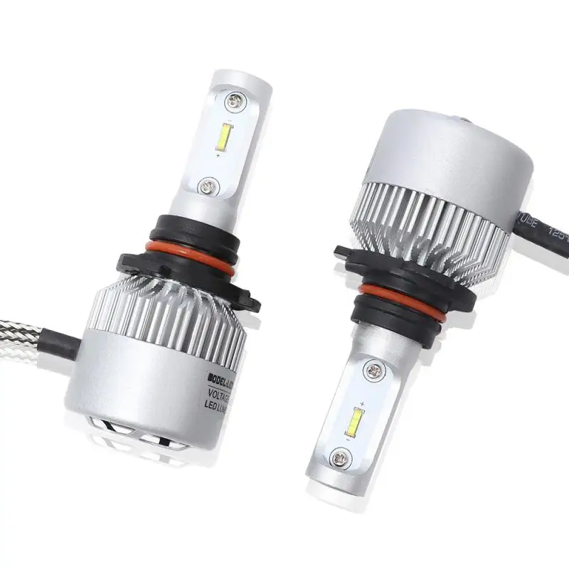 

1Pair Bright Silver S2-tx Automobile Headlight Bulbs 6500k 8000LM White Light 9005 Headlamps Kit Auto Professional Supplies