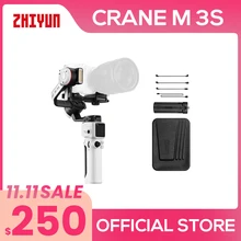 ZHIYUN Official Crane M3S Camera Gimbal Stabilizer Handheld Quick Release for Mirrorless Cameras Phone for Sony ZVE10 Canon