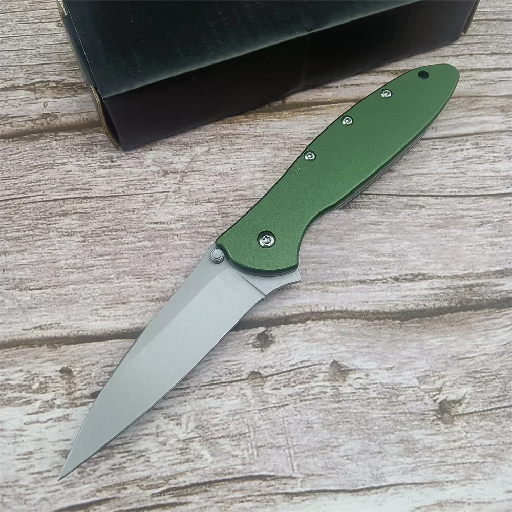 Тактический Складной Нож KS1660 Дизайн Lune-Leaf Лезвие Из Нержавеющей Стали С Ручкой