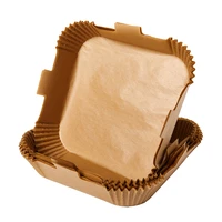 50pcs air fryer disposable paper liner 6 3 inch 7 9 inch non stick baking paper food grade parchment paper oil proof