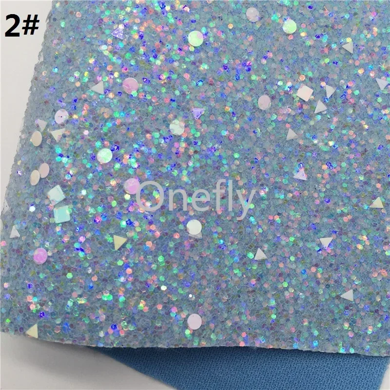 Ткань Onefly Толстая блестящая голубая 21x29 см тисненые листы синтетической кожи для