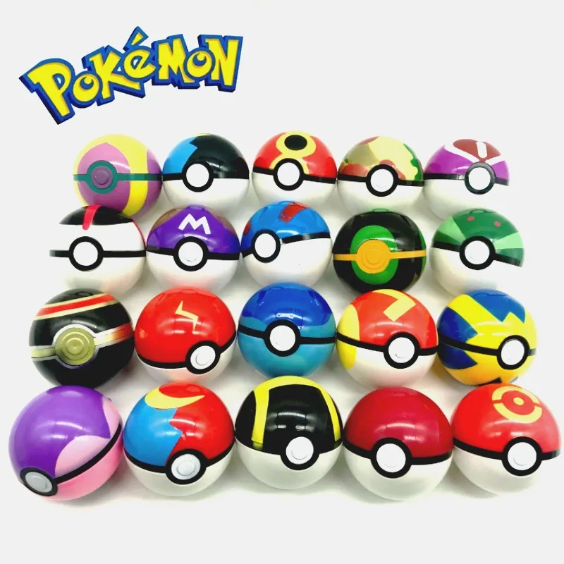  20 6.8cm Pokemon Fairy Ball New 2-3cm Animation Action Doll Pickachu Fairy Ball Monster Toy Model Doll Children Kawaii Gifts 
