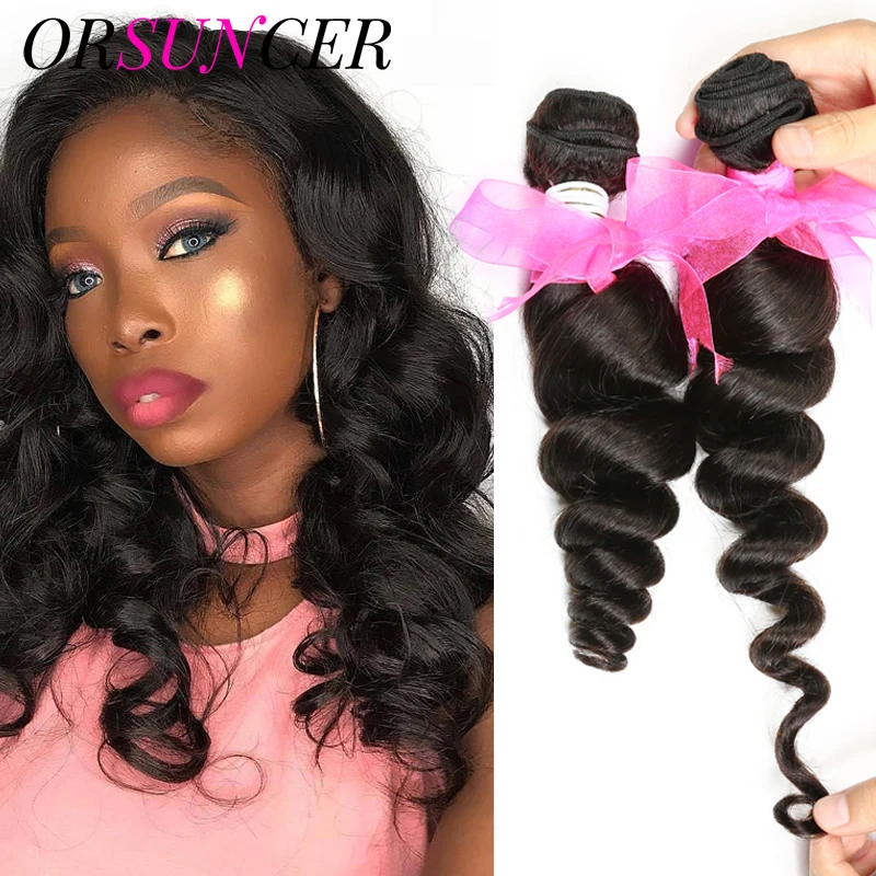 Пупряди человеческих волос 30 дюймов с свободными волнами, индийские волнистые волосы без повреждений, пряди человеческих волос 1/3/4 шт., нату...