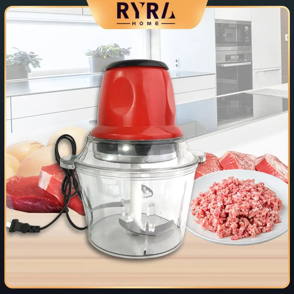 

Food Grade Pc Food Mixing Shredder Stuffing Auxiliary Household Electric Meat Grinder Garlic Vegetable Food Processor 1pcs 2l