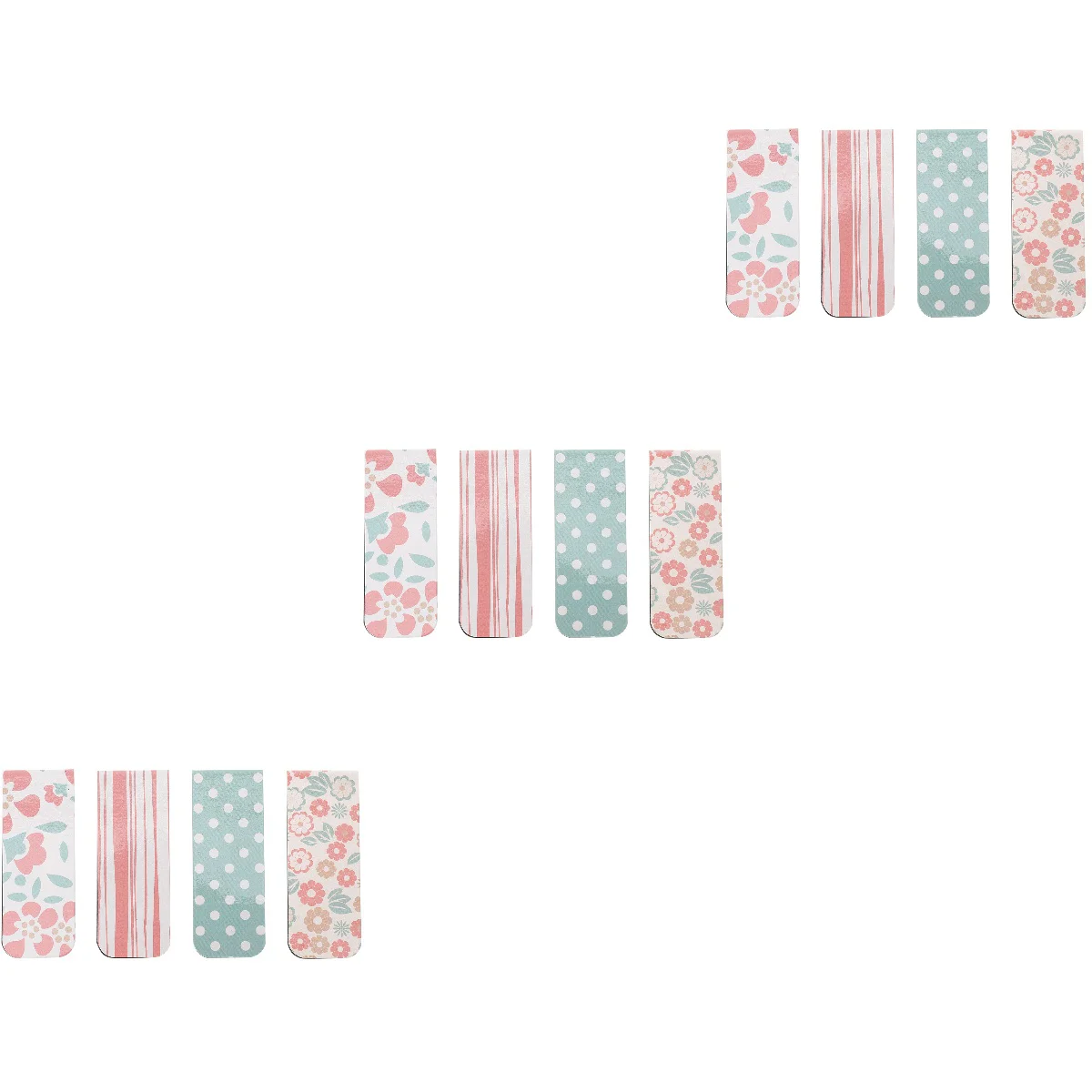 

12 шт. уникальные закладки магнитные закладки креативные Складные закладки (разные цвета)