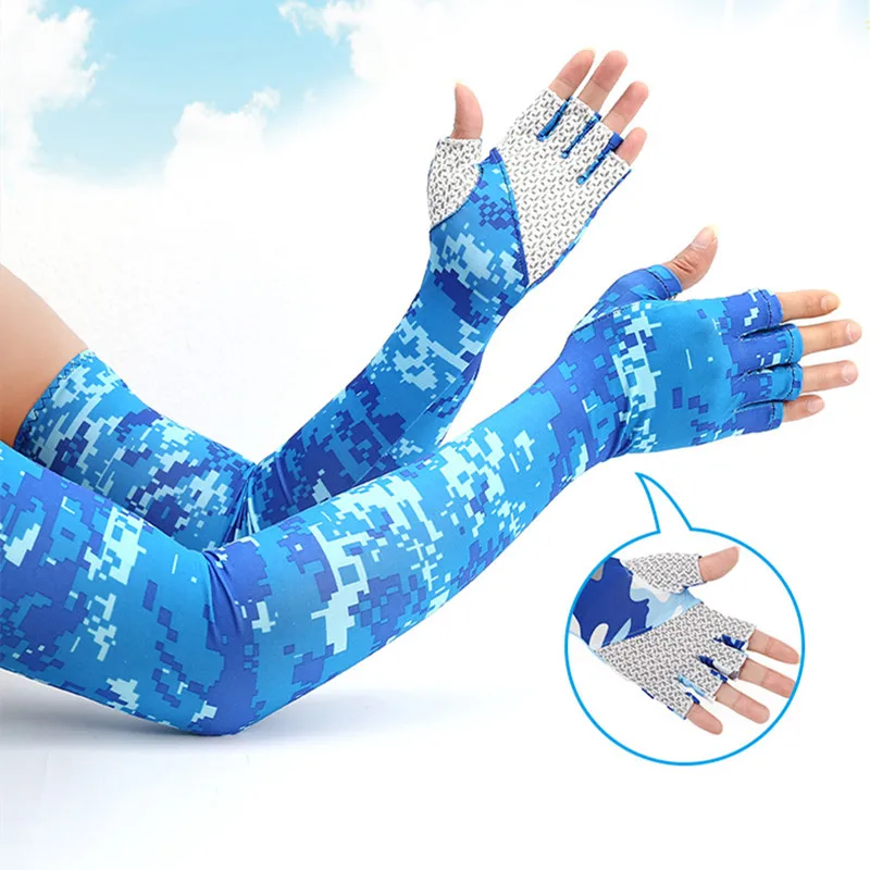 

Cycling Arm UV Sleeve for Women Men Sun Protection Long Arm Cover Anti-UV Driving Cooling Sleeve for Outdoor Sports Run Fishing