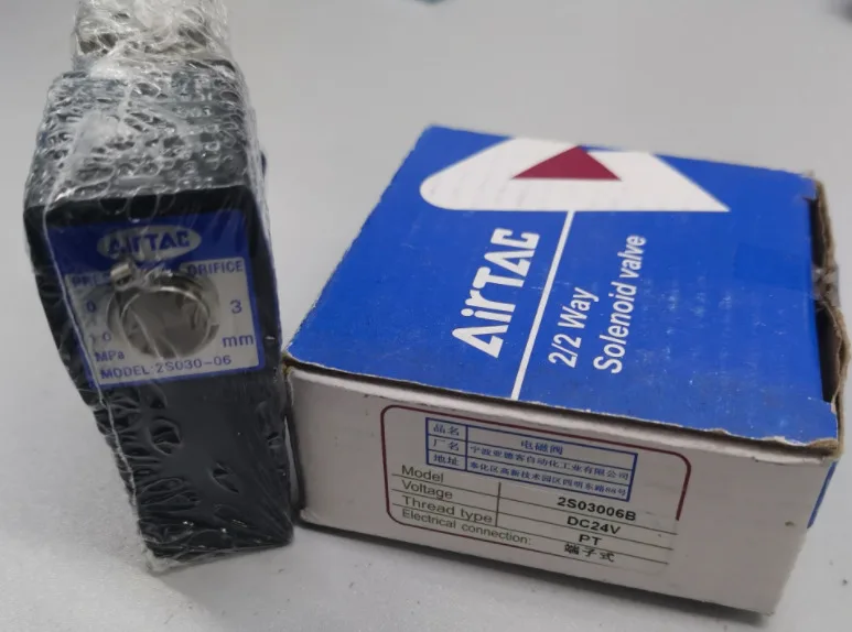 1 шт. новый электромагнитный клапан AirTAC 2S03006B 2S030-06 24 В постоянного тока