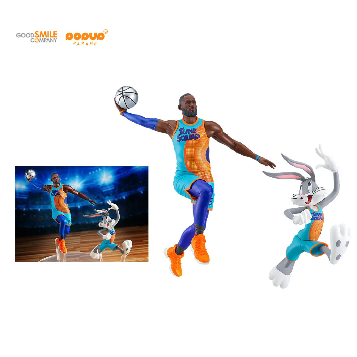 

In Stock 100% Original Good Smile GSC POP UP PARADE PUP LeBron James Bugs Bunny SPACE JAM A NEW LEGACY PVC Doll Decoration Model