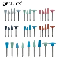 well ck 5pcslot dental silicone grinding heads teeth polisher for low speed machine polishing dental tools dentistry lab