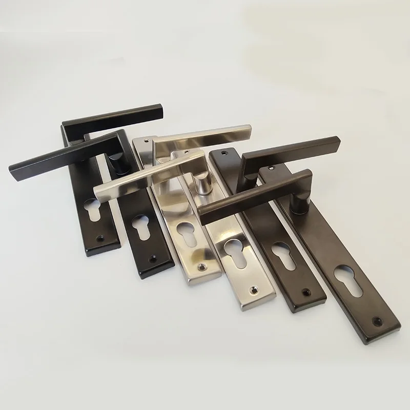 Прямая ручка дверной панели из алюминиевого сплава интегрированная P-A-03-W/BL/BR