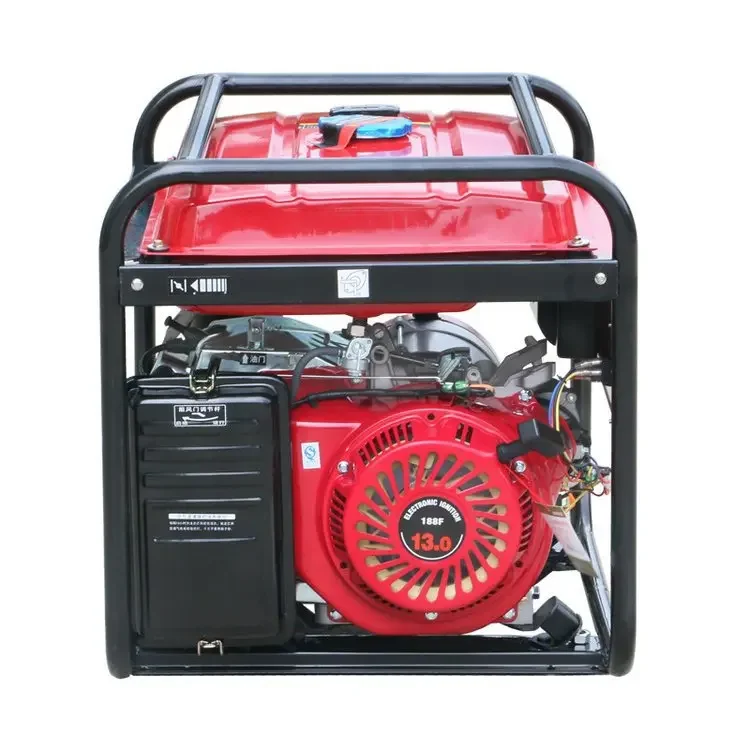 # YUNYI Китай Оптовая Продажа 220V 50HZ 3000W 5000W 8000W Открытый каркас бензиновый генератор