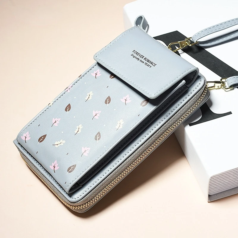 

Women Casual Messenger Bag Brand Design Phone Purses Multifunction Card Holder Mini Handbag Daily Use Wallet Shoulder Strap Bags