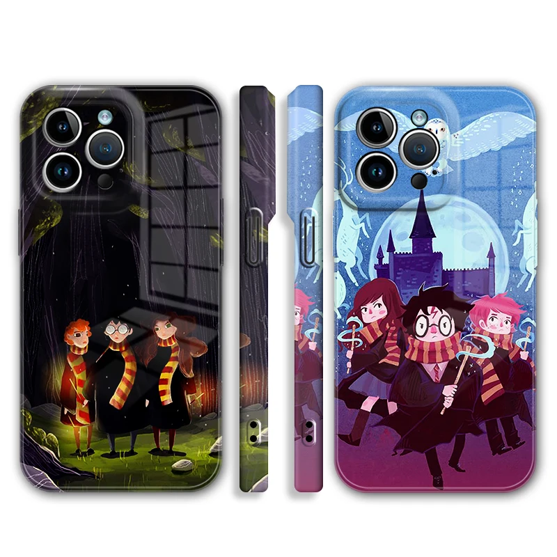 

Art Cute Harrys Potters For iPhone 14 13 12 mini 11 Pro Max s XR XS X 8 7 6 6S Plus Feilin Phone Case