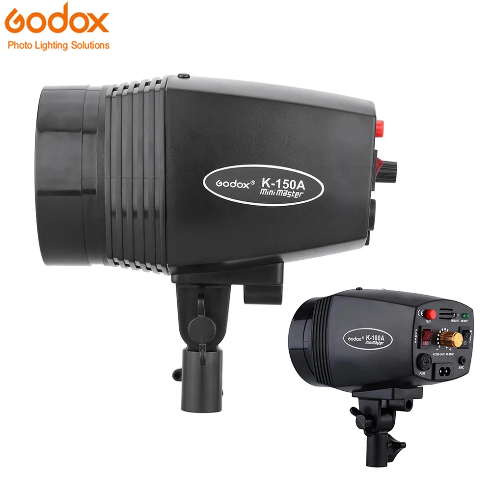 

GODOX K-150A K150A K180A K-180A 180WS 150Ws Portable Mini Master Studio Flash Lighting Photo Gallery Mini Flash 110 v/220 v