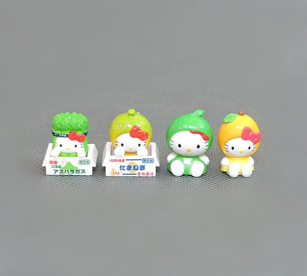 No Repeats 15-25 pcs Miniature Hello Kitty Dolls Figures for Family Kids Christmas Gift Playing Toys Mixed Seasons - купить по