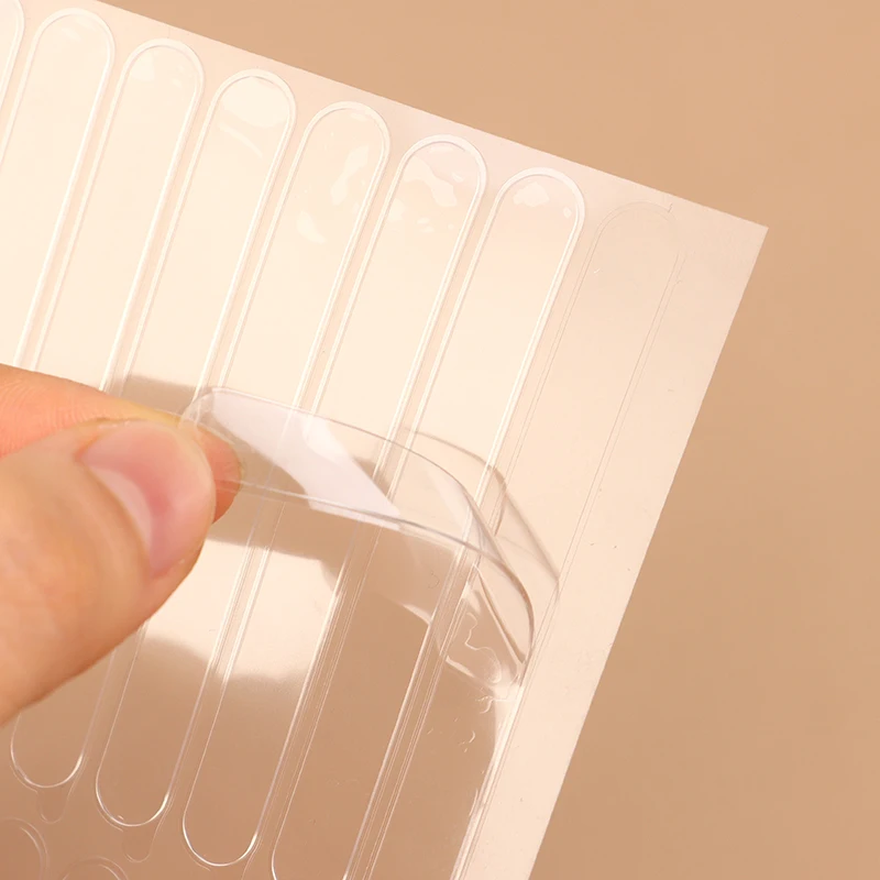 1/3/5 шт. портативная прозрачная клейкая лента для ногтей подставка накладных
