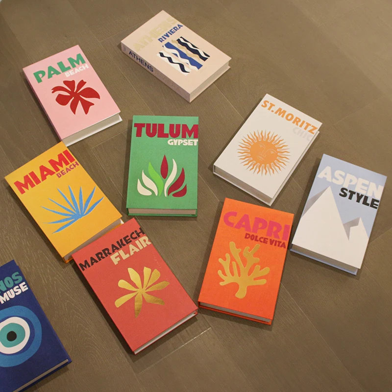 

New Coffee Books Fake Books Home Decoration Book Fashion Books for Table Decorative Model Shop Hotel Study Furniture Decoration