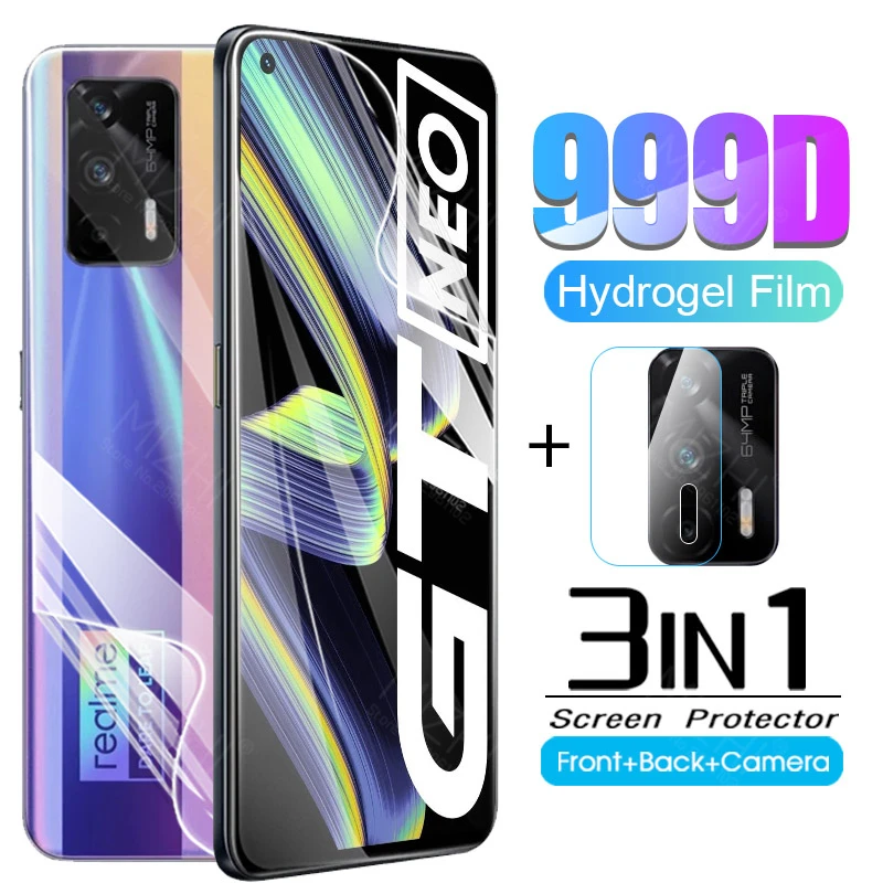 

for Realme GT Neo hydrogel film for Realme G T Neo RealmeGT Neo camera front back screen protector on Realmy GTNeo glass film