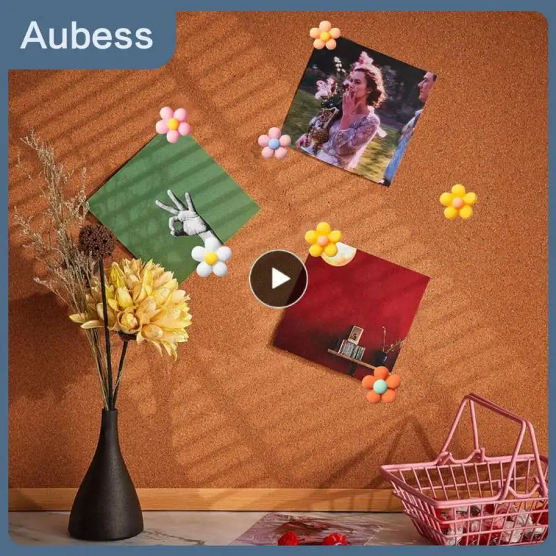 

Press The Nail The Flowers Polished Smooth No Trace Nail Not Easy To Corrode Durable Multi-color Optional Thumbtack Metal Color