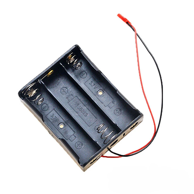 600pcs/lot 1x 2x 3x 4x 3.7V 18650 Battery Storage Box Case 1 2 3 4 Slots Lithium DIY Batteries Holder Container With jst Plug