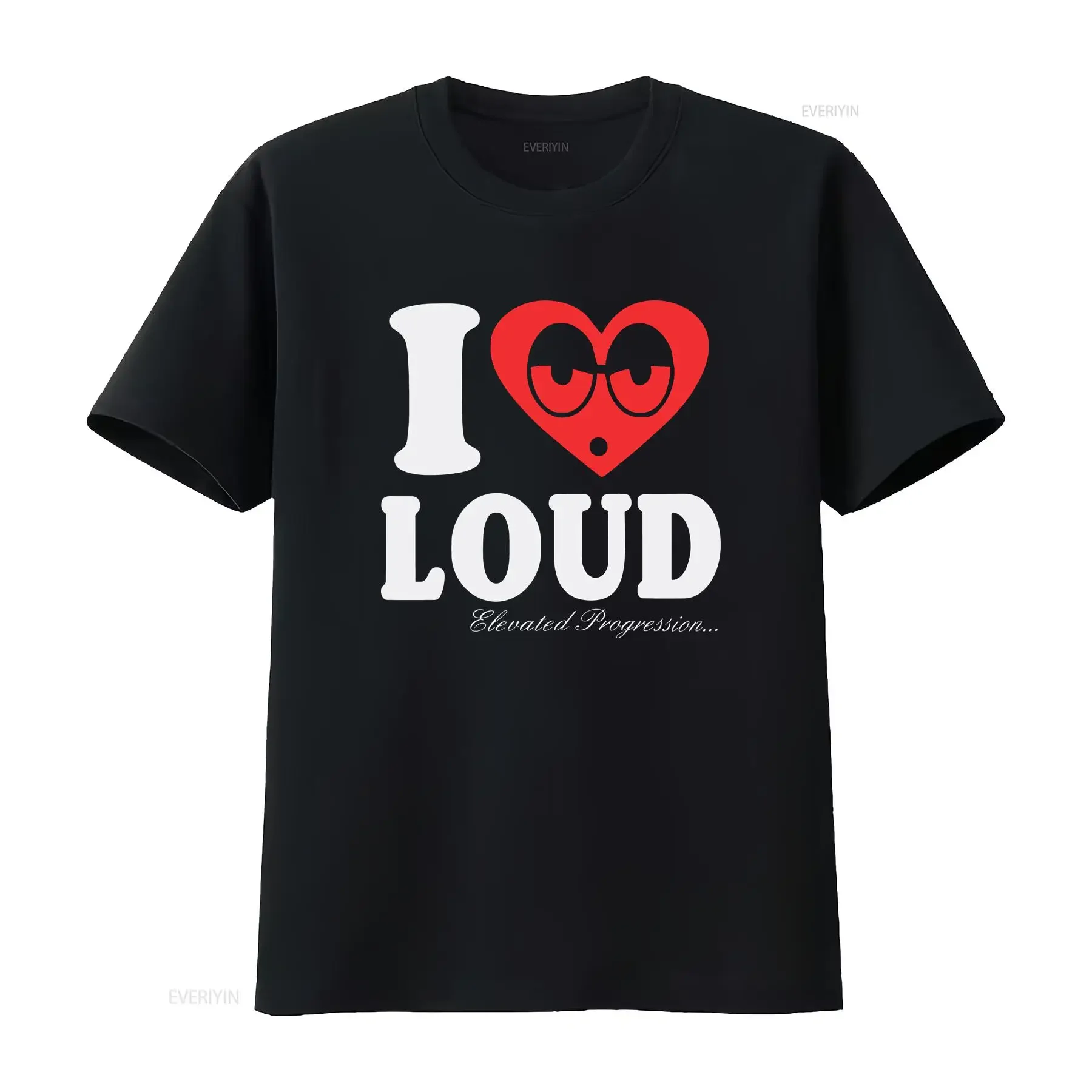 Фото Футболка I Heart Loud T Shirt Chief Keef, винтажная, стильная, уличная одежда, дизайнерская одежда унисекс, удобная мужская модная одежда, универсальная. №1