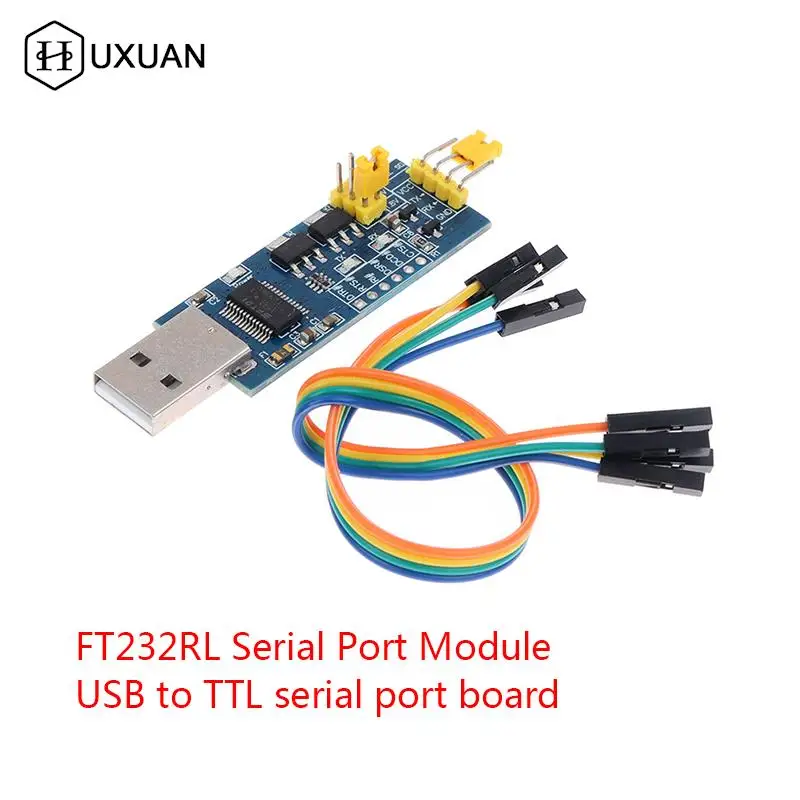 

Плата последовательного порта FT232RL USB в TTL, 5 В, 3,3 В, 1,8 в, уровень загрузки сгорающей линии