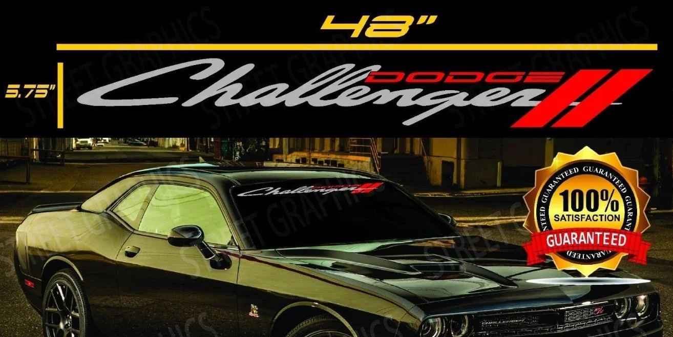 

For Dodge Challenger Windshield Decal Sticker
