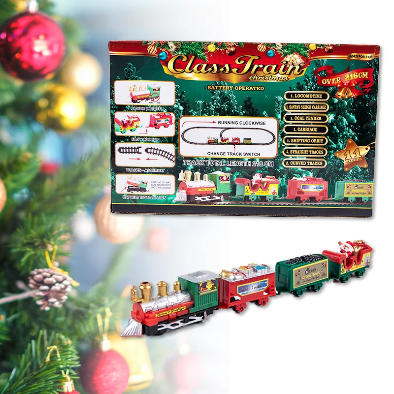 

Christmas Electric Rail Car Building Block Track Toy Brick Train New Years Gift Kids Toys Boys 2022 Most Popular Lowest Price