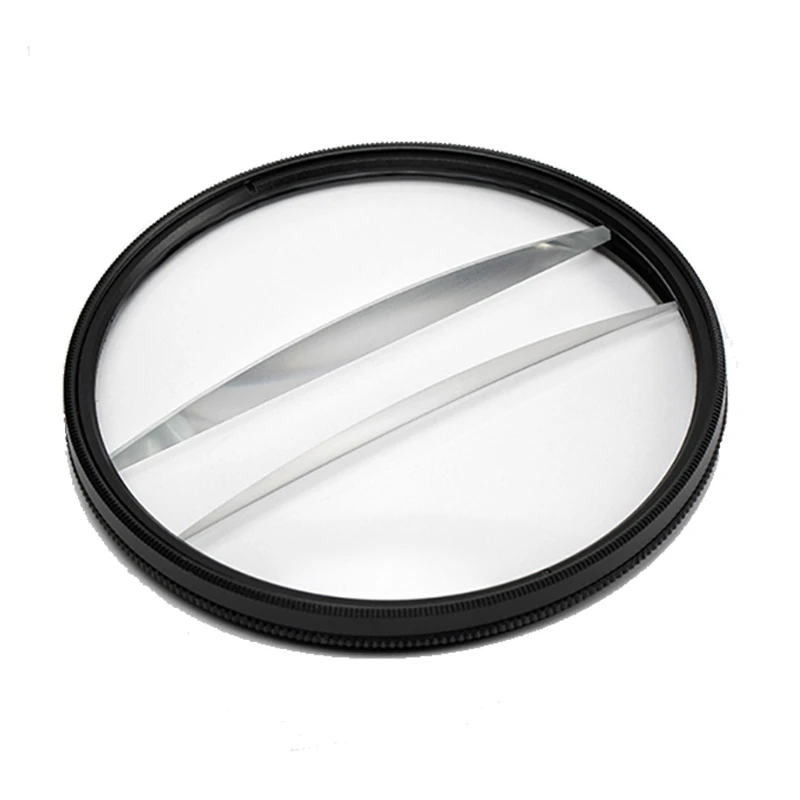 

77mm Blur Effects Filter Foreground Special Effects Double Half Moon Prism Lens
