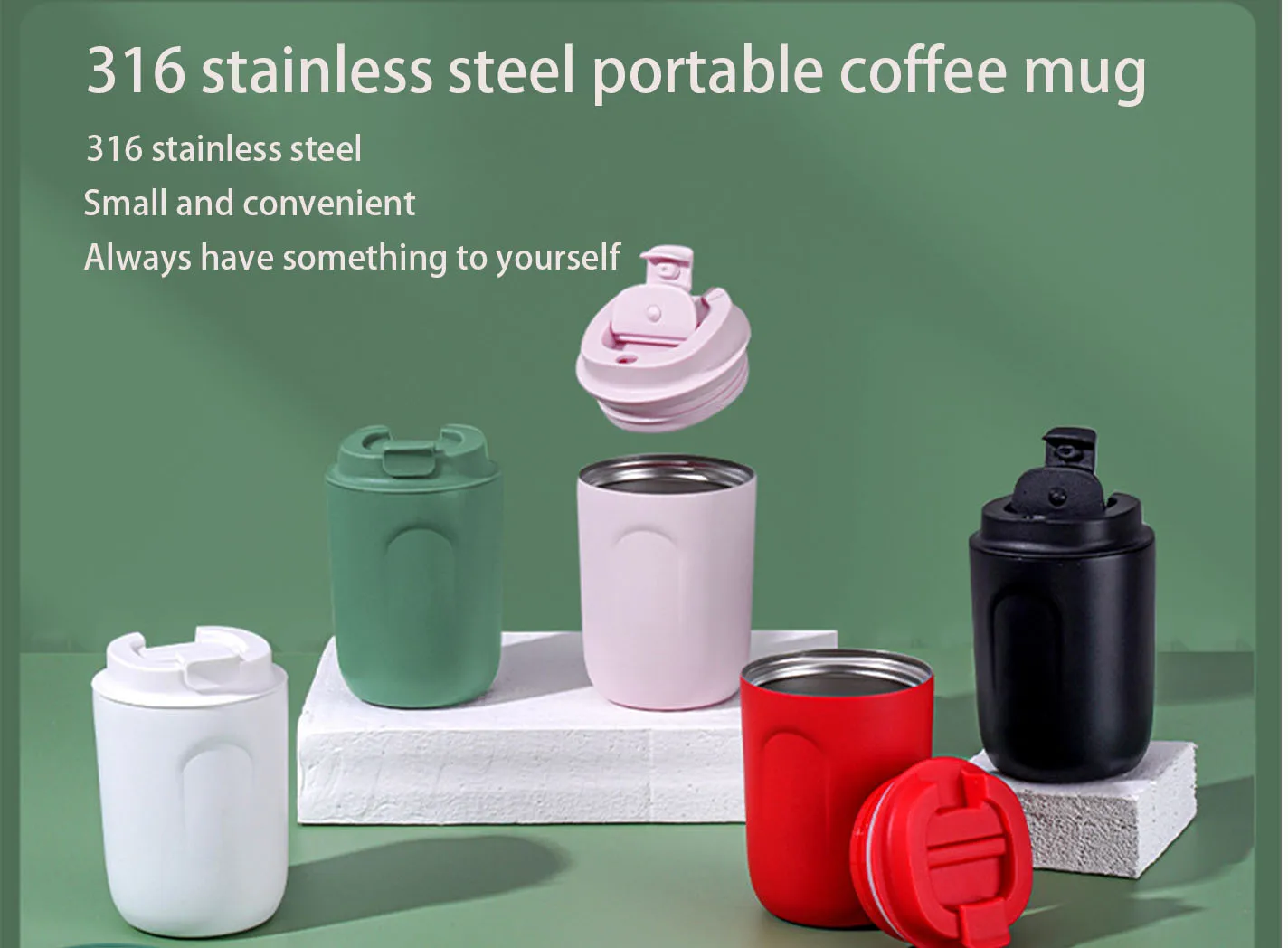 

220Ml Stainless Steel Water Bottle Leak Proof Thermos Travel Insulated Bottle Thermos Cup