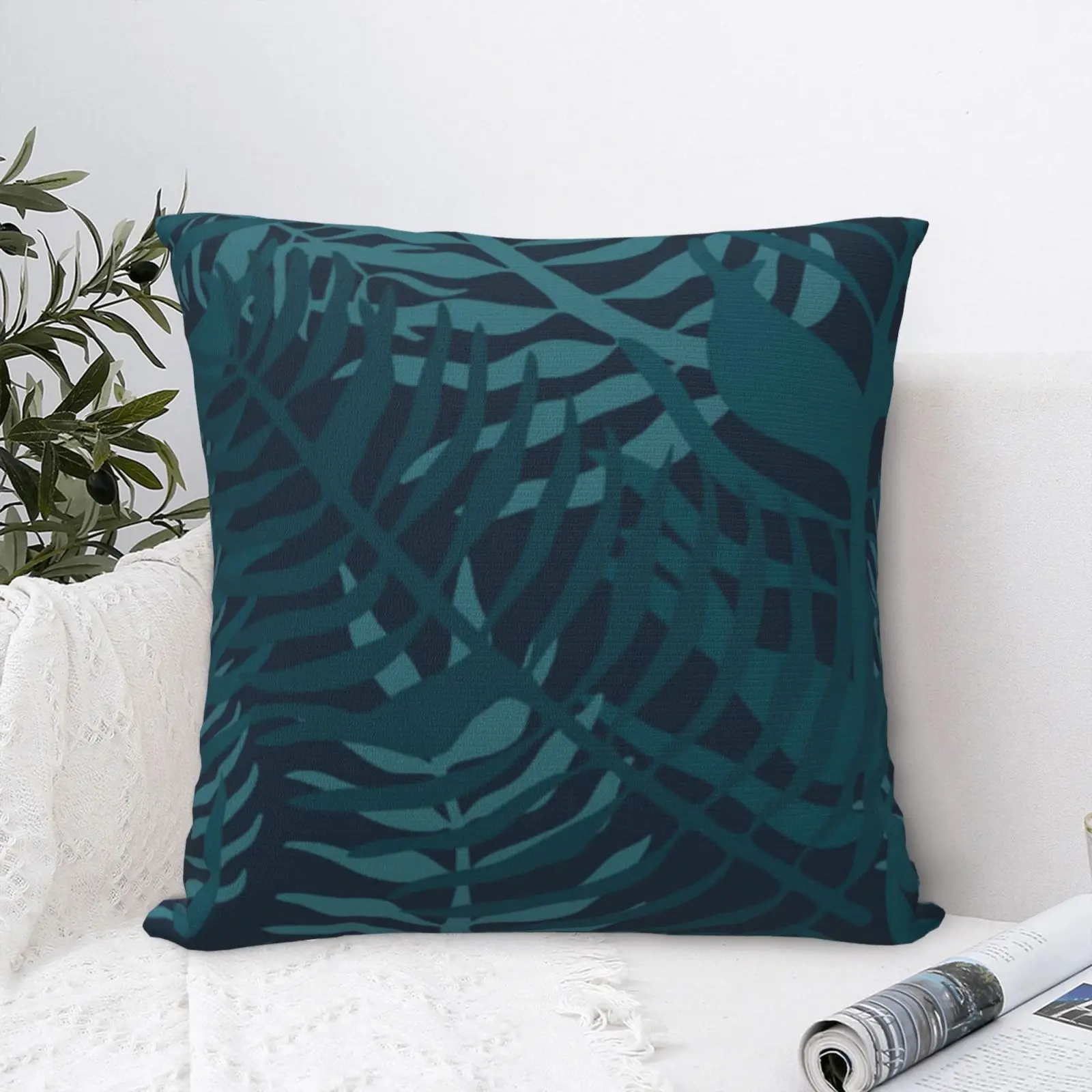 

Dark Blue Print 2 Pillow Case Pillows Decor Home Vintage Sofa Decorative Pillows For Bed For Bedroom Pillowcase Luxury Pillows