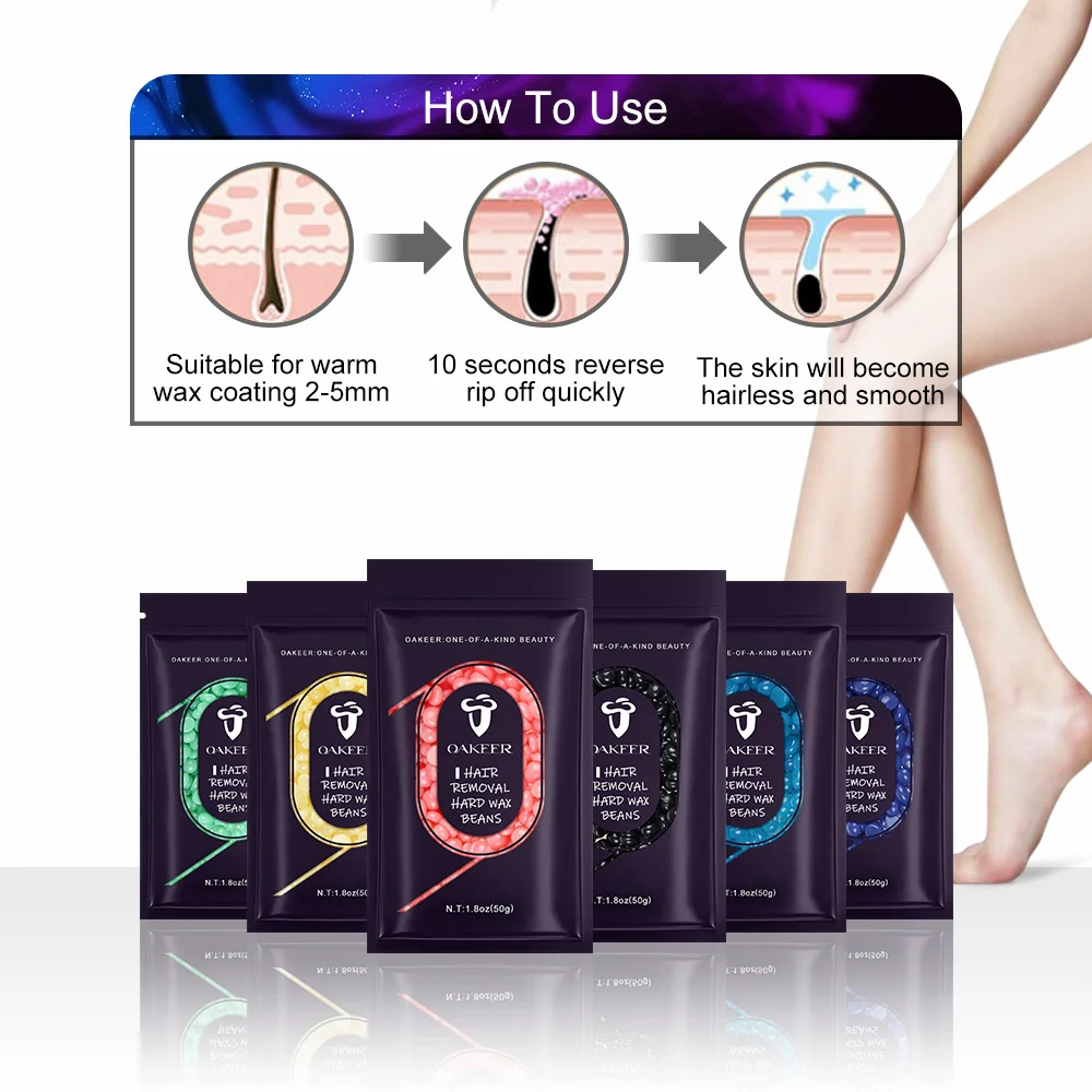 Набор восковых нагревателей для депиляции набор домашний подарок женщин Прямая