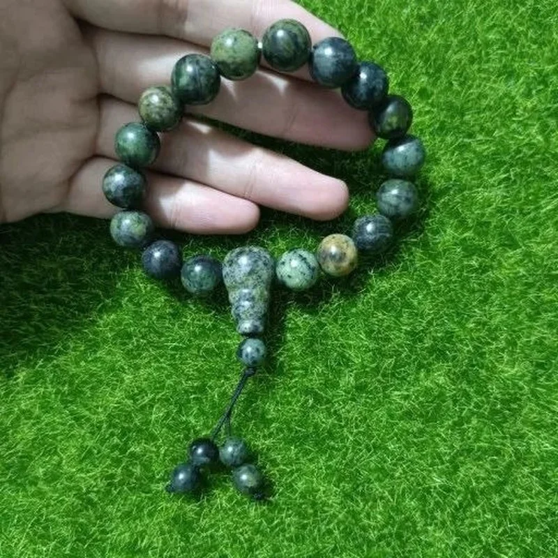 

Natural Tibet Tibetan Pharmaceutical King Stone Bracelet Men's Women's Strong Health Health Care Three Migracene